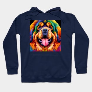 Fluffy Tibetan Mastiff Artwork Hoodie